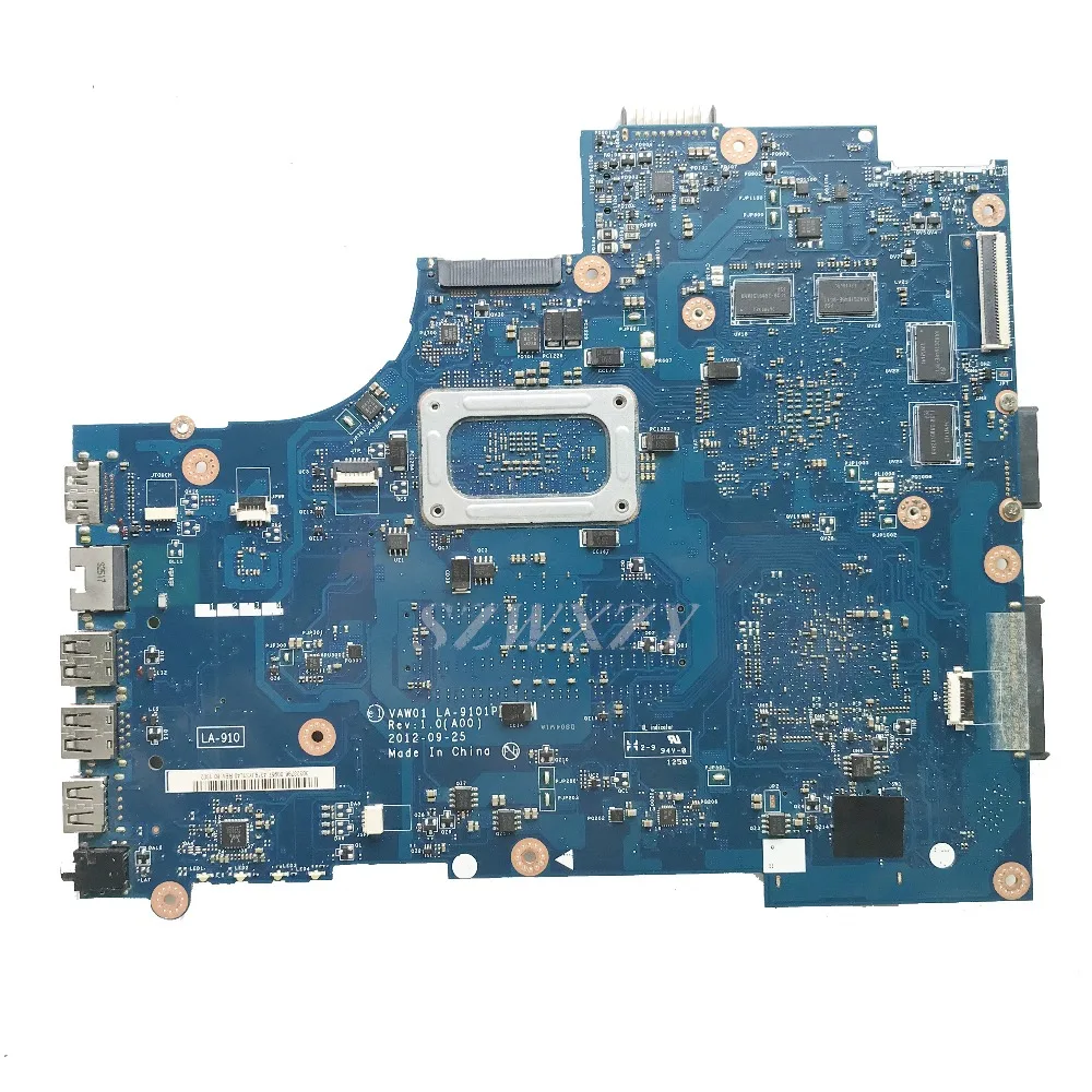 Материнская плата VAW01 для ноутбука DELL 3521 5521 рев: 1 0 Φ ЦП HD8730M/2 ГБ 0P14T7 P14T7 полностью
