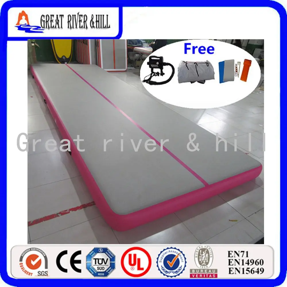 

6m X1.8m X0.1m Gymnastic Inflatable Air Tumbling Mat with Free Pump