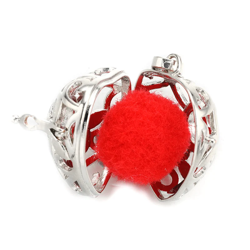 MODKISR New Arrival 6pcsTrendy Hollow Cage Filigree Ball Box Essential Oil Diffuser Locket Pendants Heart Jewelry Without Chain | Украшения