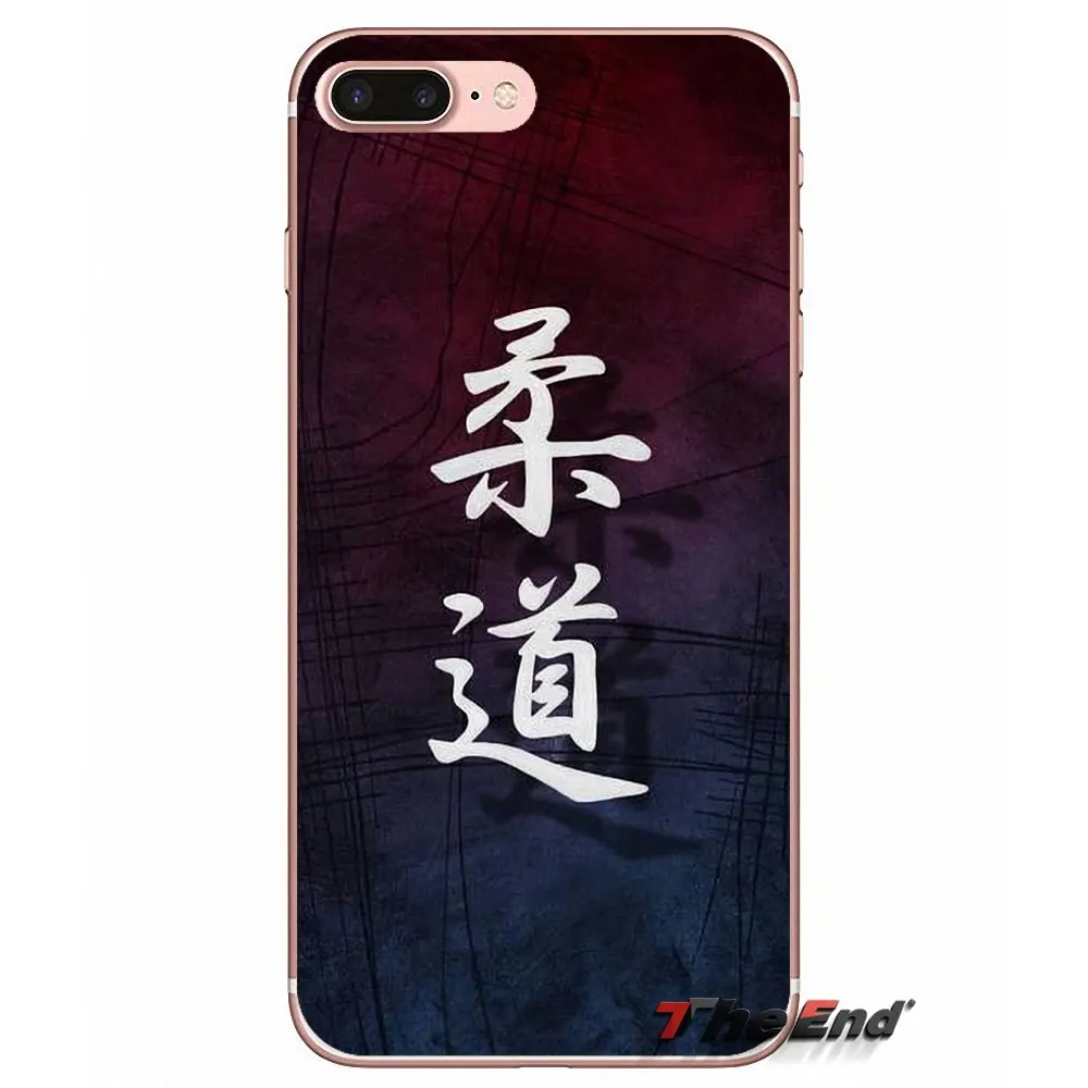 Япония дзюдо Спорт мягкий ТПУ чехол для телефона Apple iPhone X 4 4S 5 5S SE 5C 6 6S 7 8 Plus 6Plus 7plus