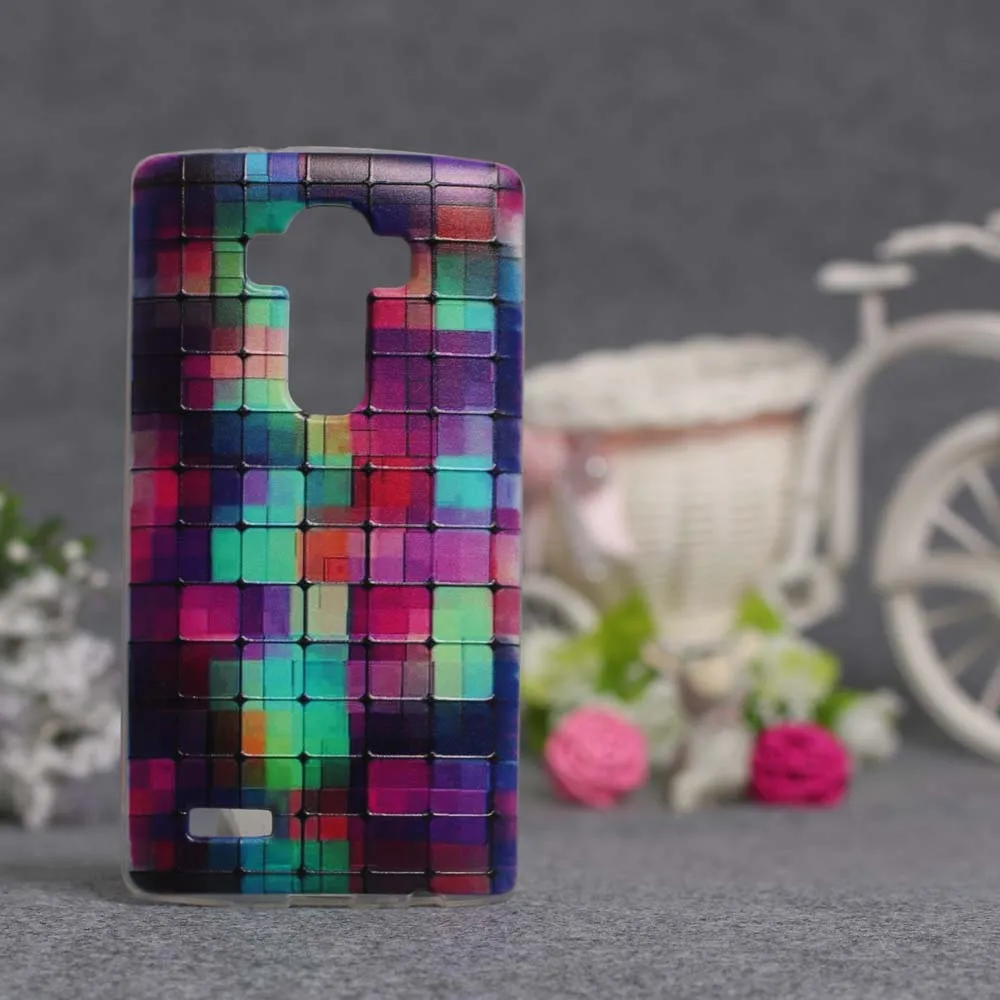 Мягкий чехол из ТПУ для LG G4 H811 H810 LS991 с 3D рельефным рисунком силиконовый Funda крышка