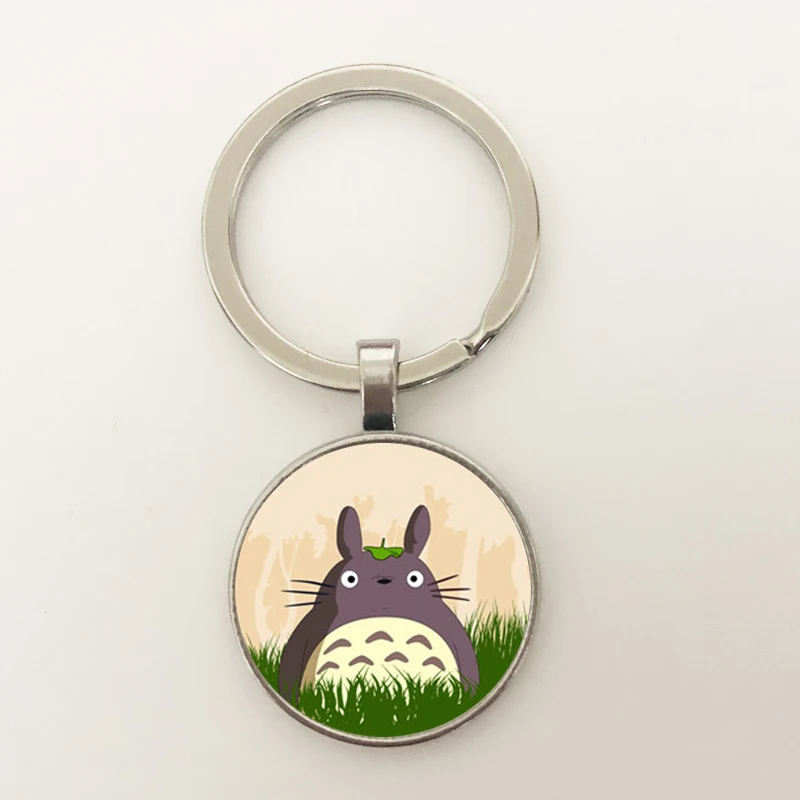 Круглый ключ GDRGYB с логотипом My neighty Totoro 8 видов стилей японский мультяшный аниме