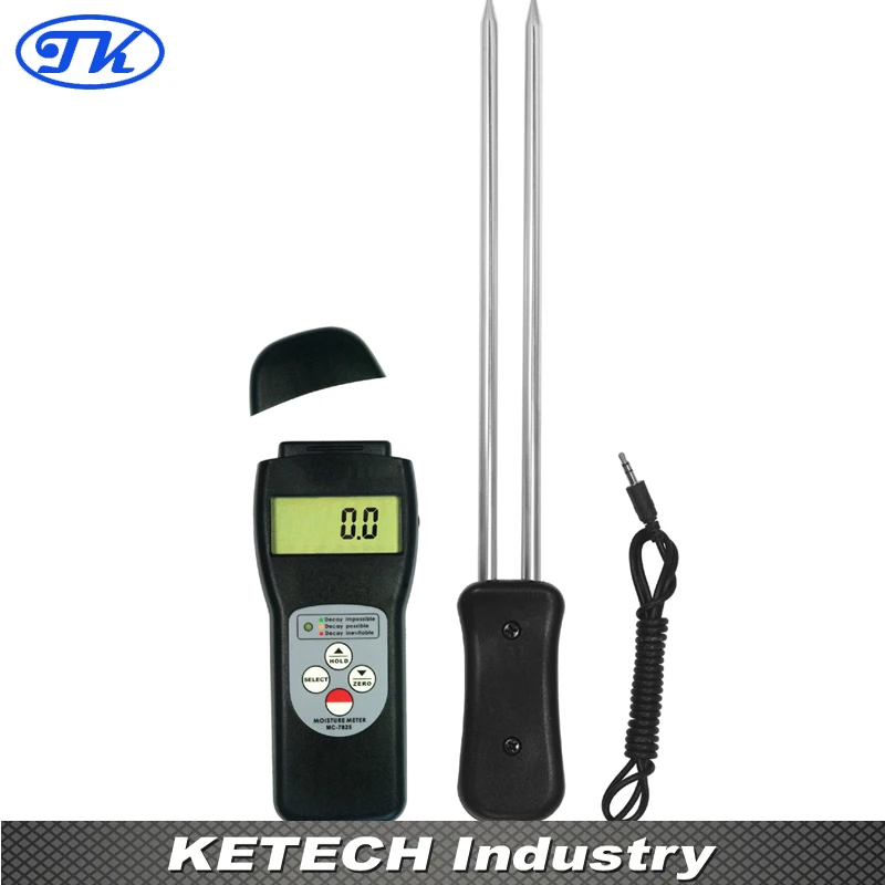 Измеритель влажности зерна для зерновой пшеницы кукурузной бобов Landtek MC7825G|moisture