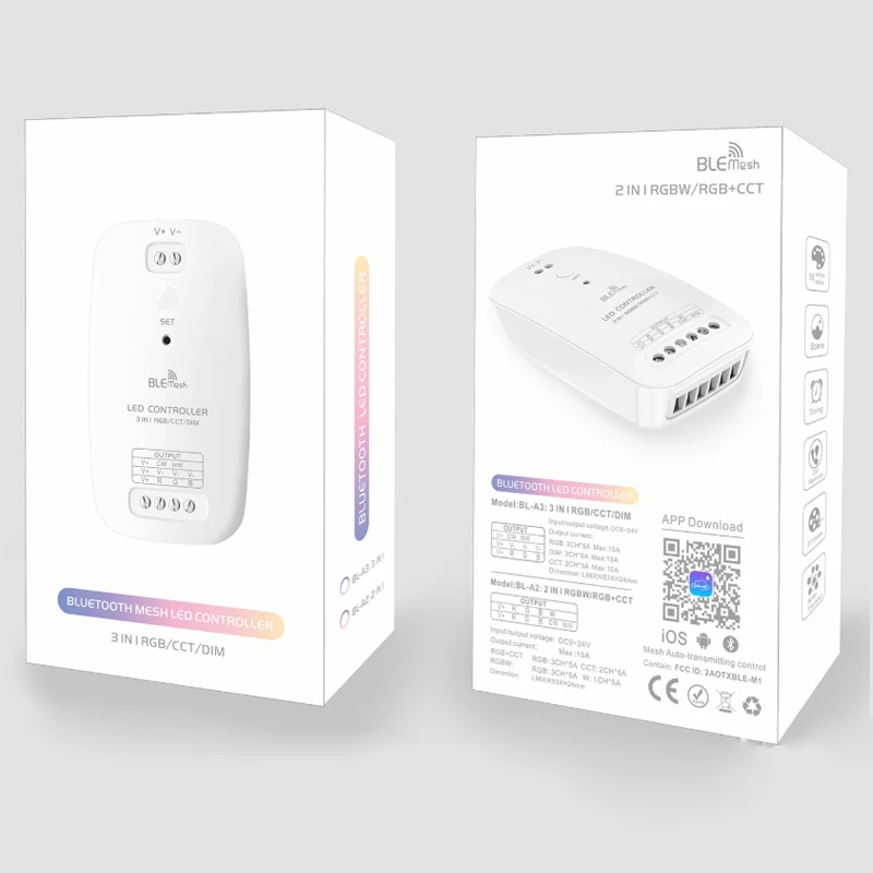 Новый светодиодный контроллер Wifi RGBW RGB + CCT 2 в 1 умный светильник полоска