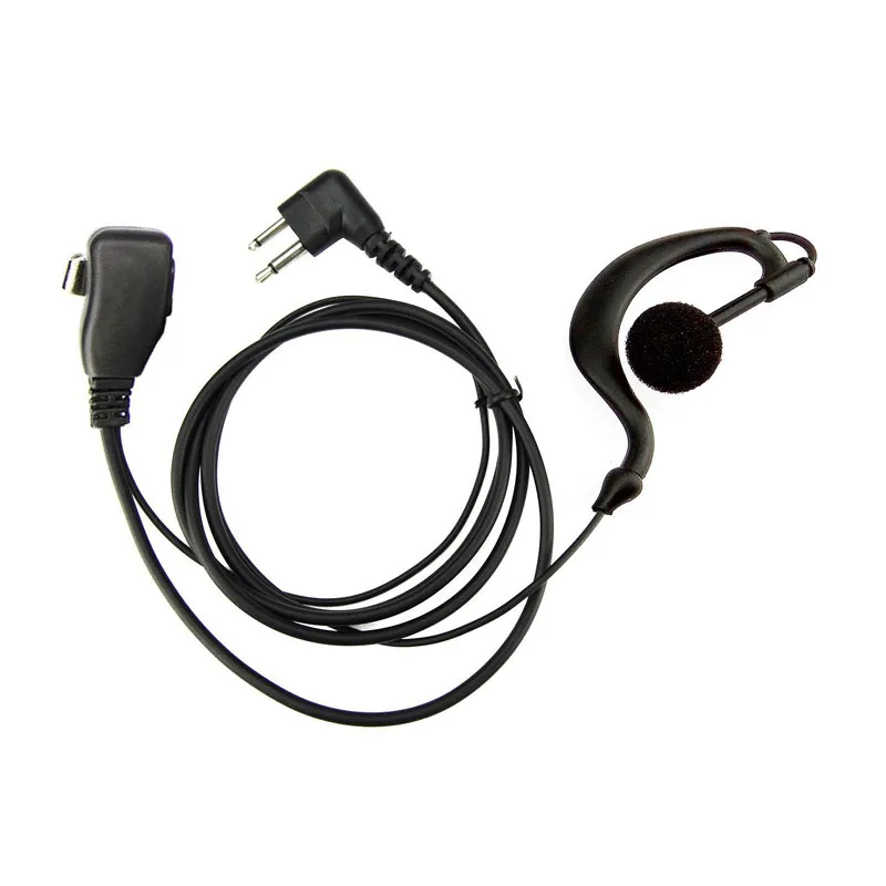 2-контактный наушник с микрофоном PTT гарнитура для Motorola GP88 GP88S GP300 - Цена: 1.3