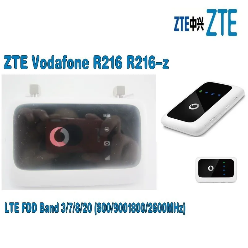Разблокированный новый оригинальный Vodafone ZTE R216 4G беспроводной маршрутизатор