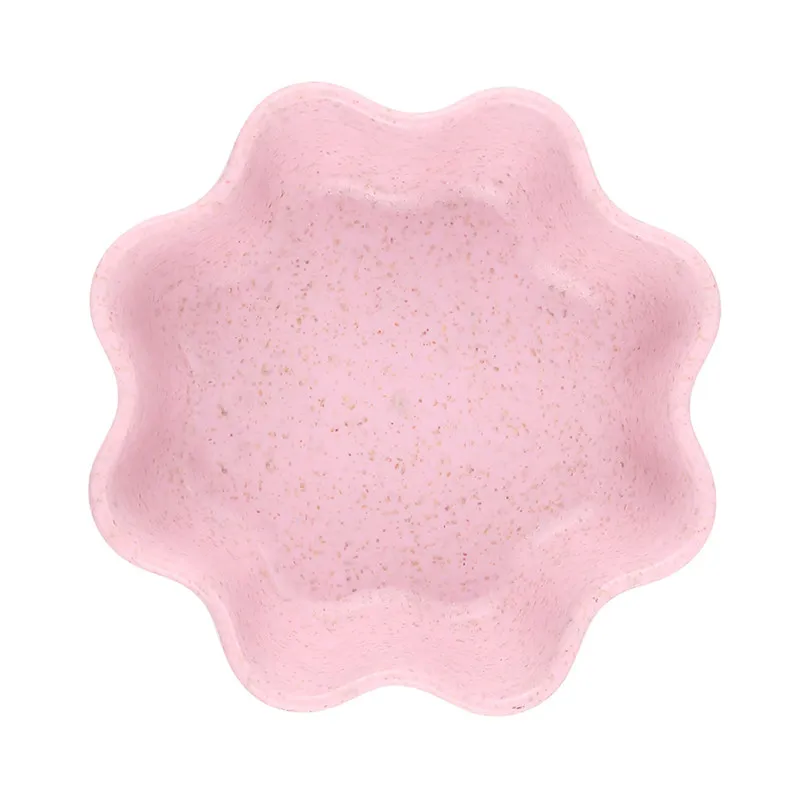 pink Plum blossom Кухонные пластиковые тарелки, тарелки для соуса, тарелки для приправленных горчиц, чаша для пшеницы, соус, блюдце, маленький уксус, доска для вкуса, тарелка для закусок - Цвет: pink Plum blossom