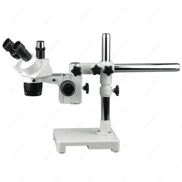 Тринокулярный Стерео микроскоп амскоп поставки 10X 20X 40X на одной руке стрелы|microscope