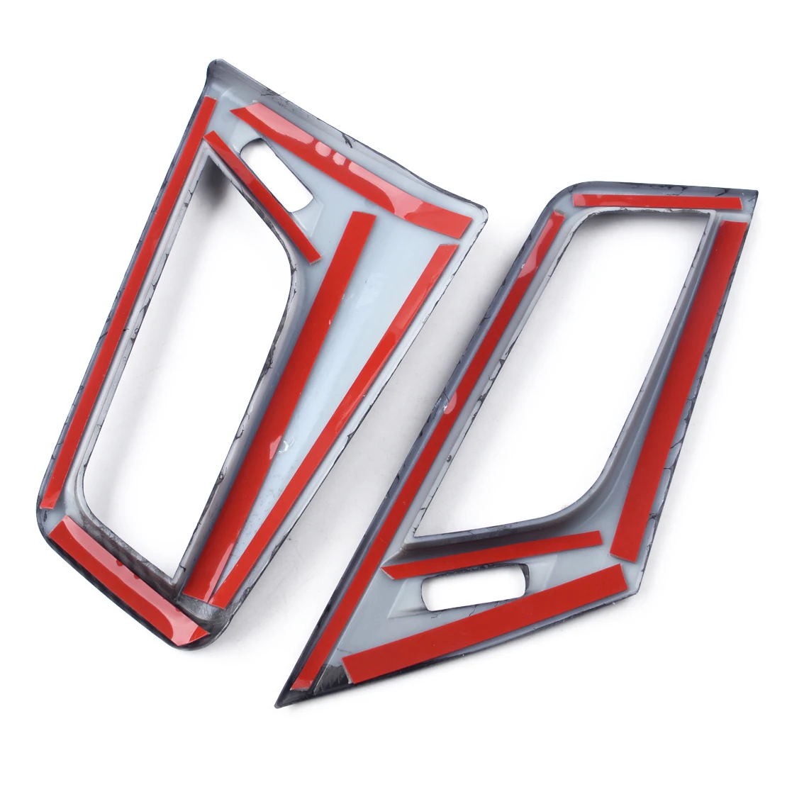 

CITALL Carbon Fiber Black ABS Car Air Conditioning Vent Outlet Cover Trim Frame Fit For BMW 2 Series F45 F46 218i 2015 2016 2017