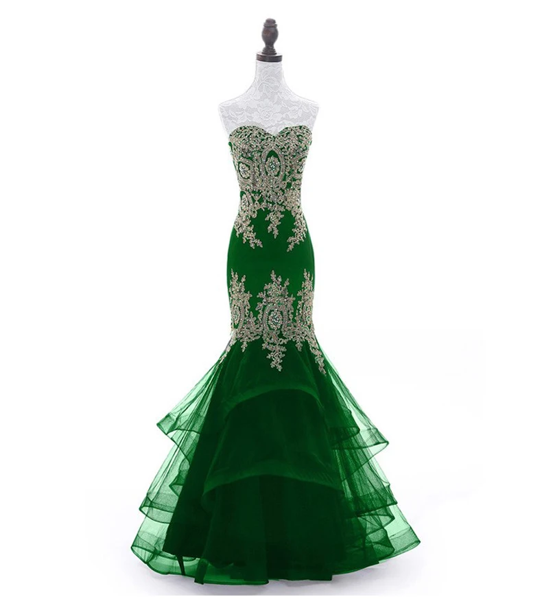 Vestidos de festa vestido longo para casamento 7 цветов золотого кружева Кристалл сексуальное платье подружки невесты в стиле русалки плюс размер