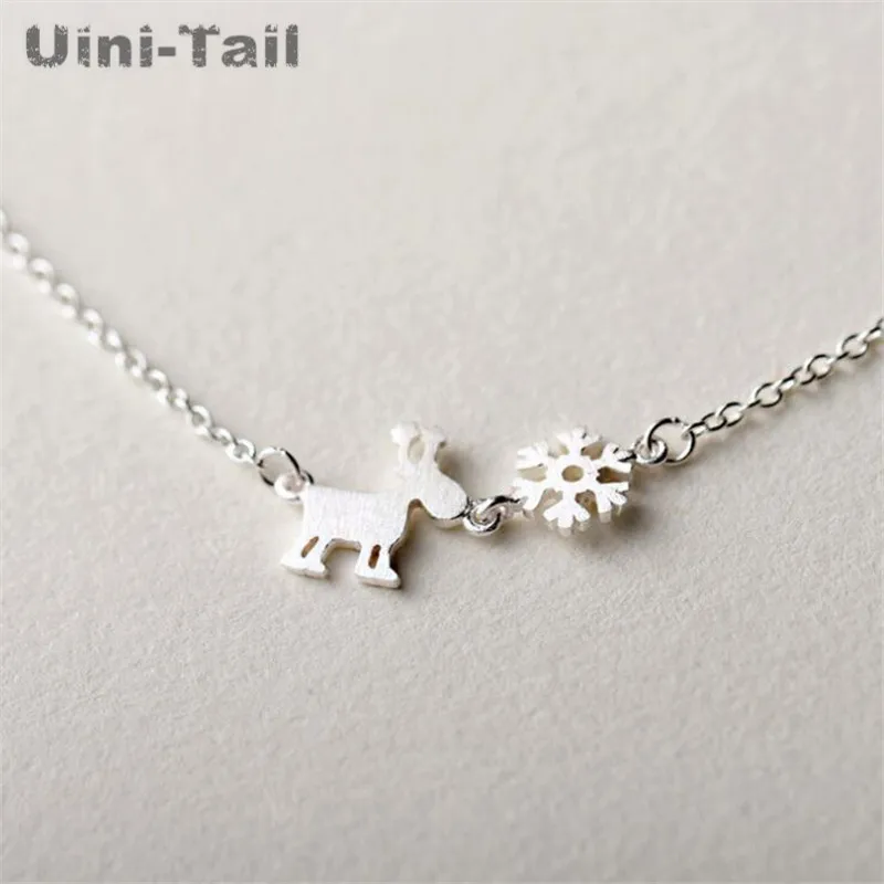 Лидер продаж новое ожерелье Uini Tail из стерлингового серебра 925 пробы с матовым
