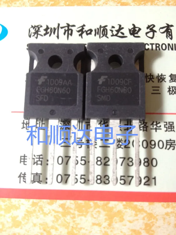 

Original New 2PCS / FGH60N60SMD 650V 60A TO-3P