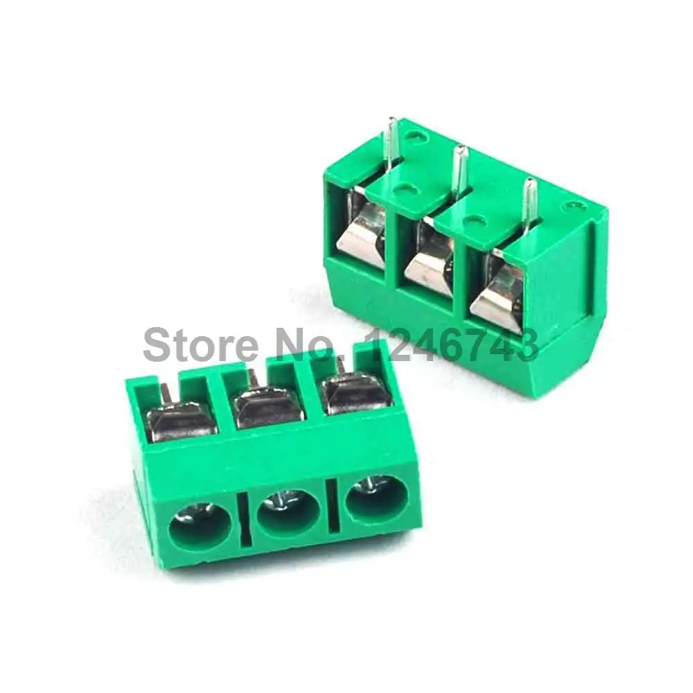 20 шт 3 Pin 5 мм шаг PCB крепление винтовой клеммный блок AC 250V 8A|screw terminal block|block businessscrew cnc