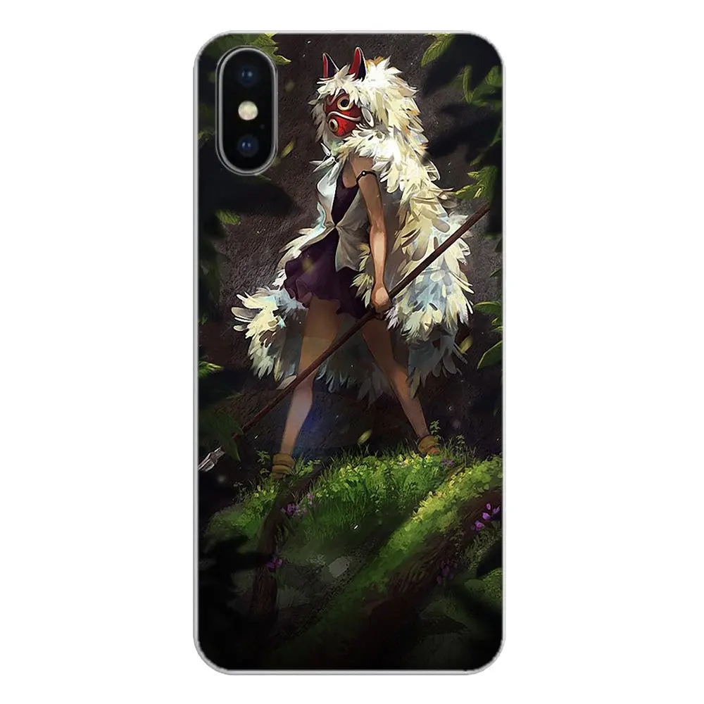 Чехол для мобильного телефона Xiaomi Redmi 4X S2 3S Note 3 4 5 6 6A Por Pocophone F1 Mi princess mononoke mask No Los