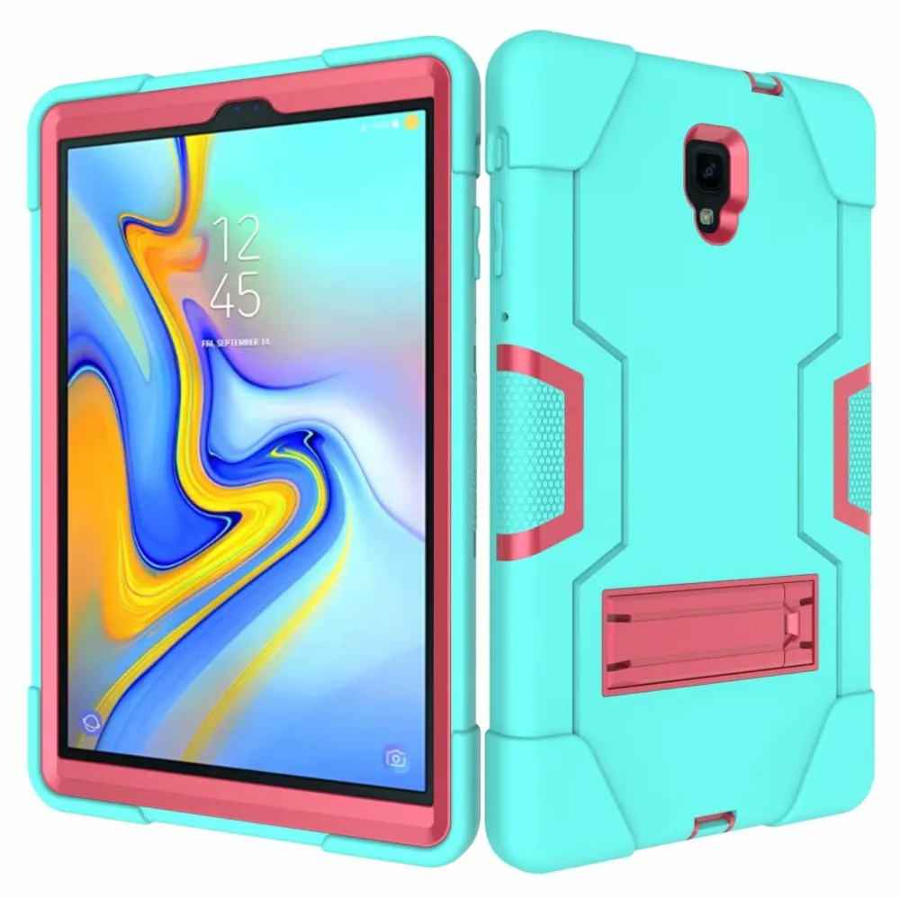 Детский безопасный силиконовый + PC чехол с подставкой для Samsung Galaxy Tab A A2 10 5 дюймов