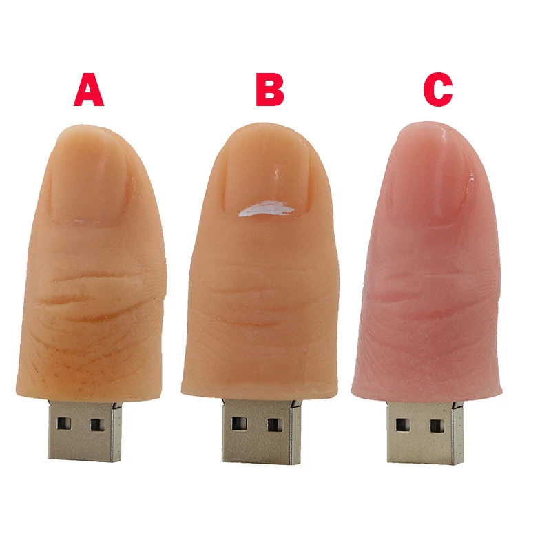 Силиконовый флэш-накопитель на палец 4 ГБ 8 16 32 64 USB флэш-накопители диск карта