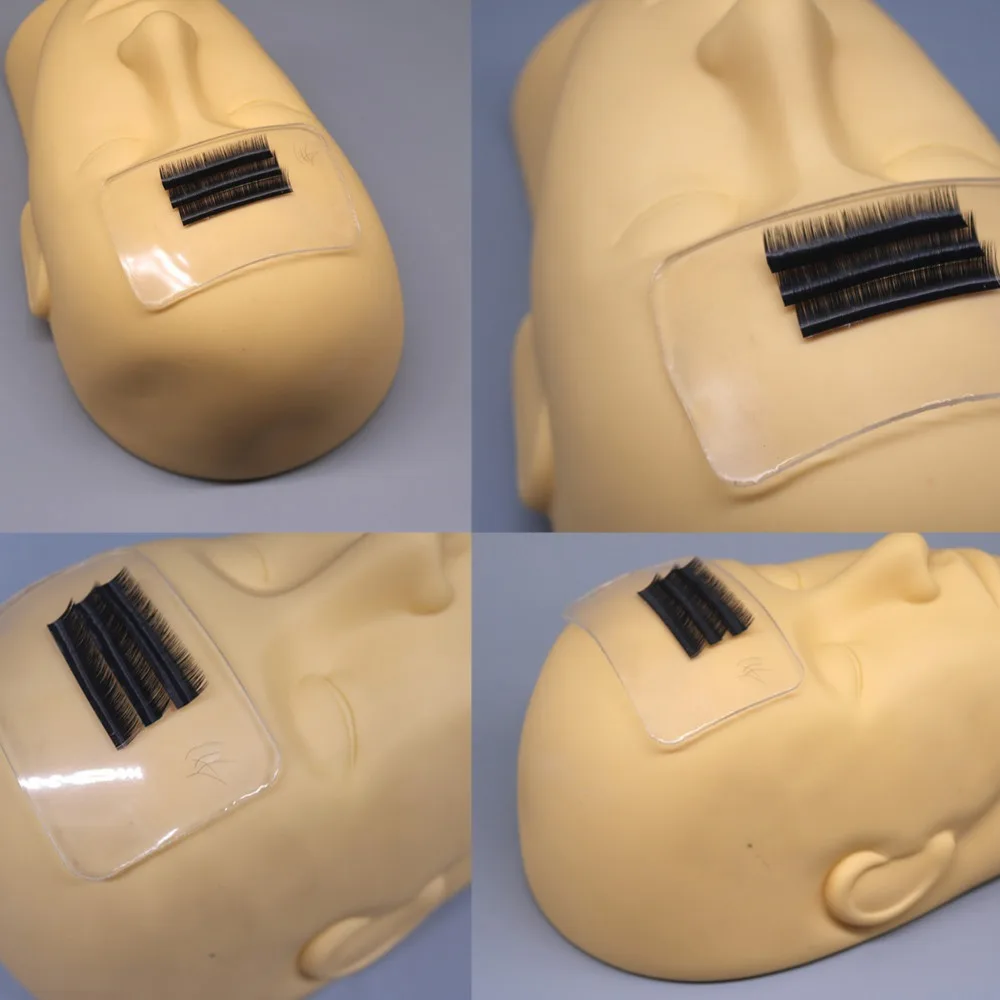 3 вида стилей Выберите легко подбирать прозрачные розовые ресницы силиконовая