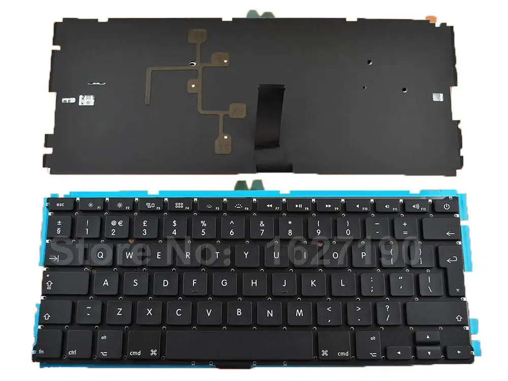 

New UK Keyboard Laptop for APPLE Macbook Air A1369 A1466 MC965 MC966 MC503 MC504 13" With Backlit Board Laptop Keyboards