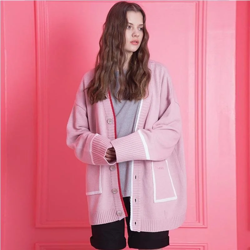 Винтажный осенний женский свитер высокого качества с глубоким v-образным вырезом