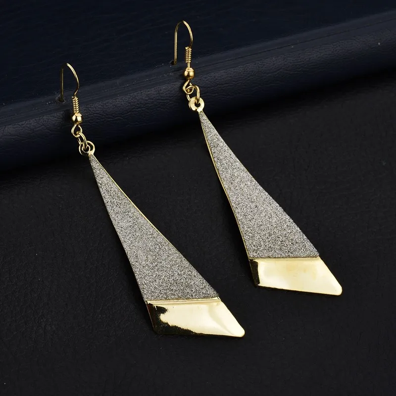 MissCyCy изысканные ювелирные изделия в ожидании Стразы серьга геометрической формы