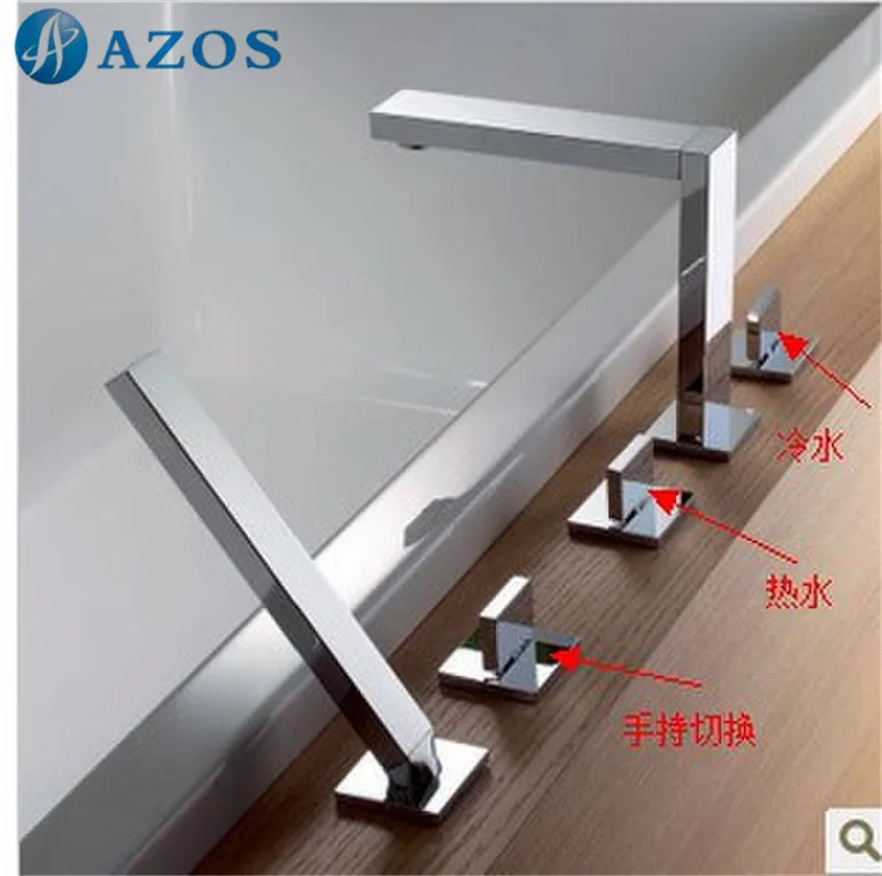 Смесители Для ванны и душа хромированная Полировка ванной Suana 5 шт. наборы насадка