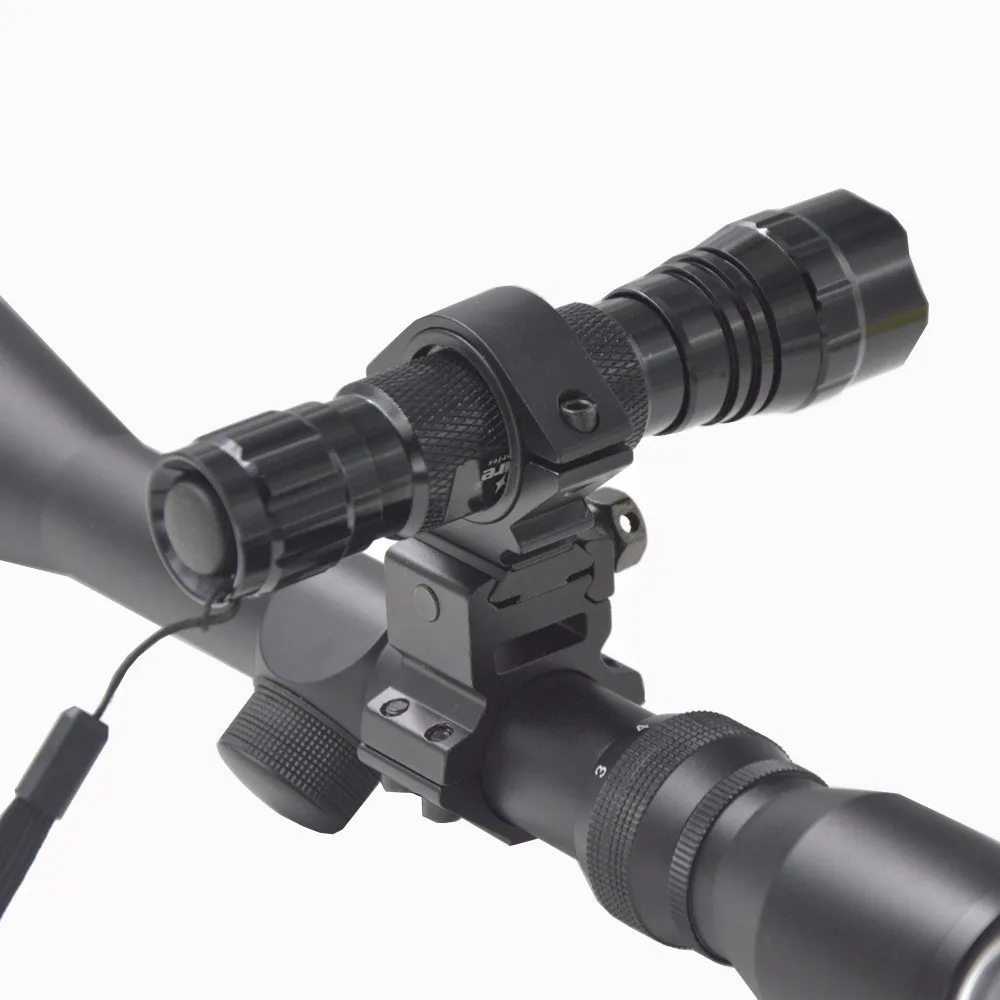 AloneFire M-13+ M50 25,4-30 мм кольца лазерный прицел рейка Базовый адаптер велосипедный светильник фонарь вспышка светильник зажим Кронштейн держатель