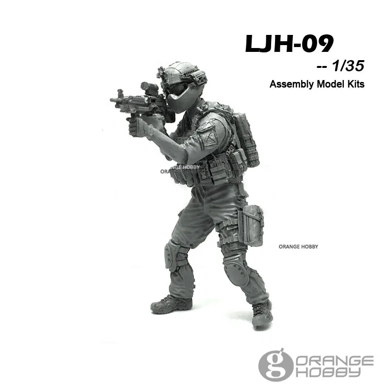 OHS YuFanModel 1/35 LJH-01-09 серия LJH Современная армейская сборка США Военные полимерные миниатюры Модели Строительные наборы oh - Цвет: LJH-09