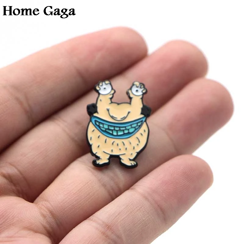 Homegaga ааааа! Настоящие Монстры! Zimbo Krumm втулка цинк галстук булавки одежда броши для мужчин и женщин шляпа Декоративные значки медаль D1327