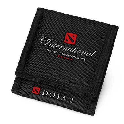 Игра Dota 2 TI7 Guardian Wisp Nevermore SF Invoker Storm печать Мужской короткий кошелек студенческий подарок унисекс кошелек холщовый держатель для карт - Цвет: 4
