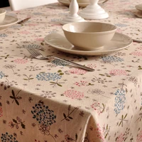 free shipping kapok linen tablecloths pastoral european american tea table cloth tablecloths