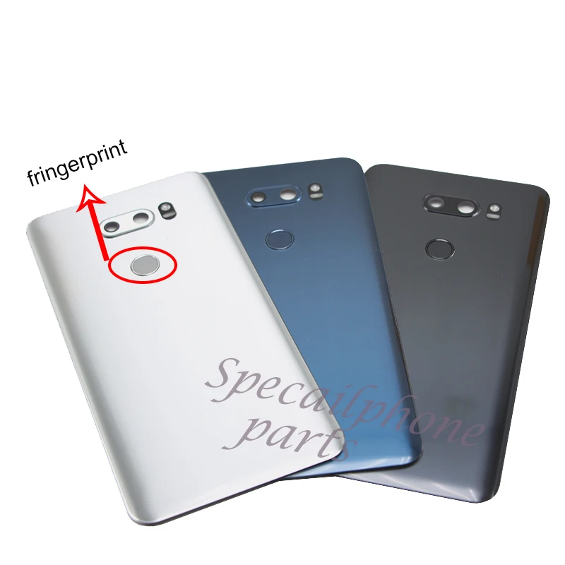 Задняя крышка для LG v30+/v30 задняя крышка корпуса для VS996 LS998U H933 LS998U H930 задняя крышка с объективом камеры стекло