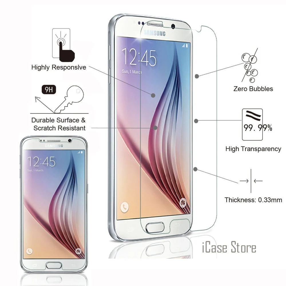 Закаленное Стекло Премиум Экран протектор для samsung Galaxy S3 S4 S5 S6 J2 Prime J3 J5 J7 2016 Grand +