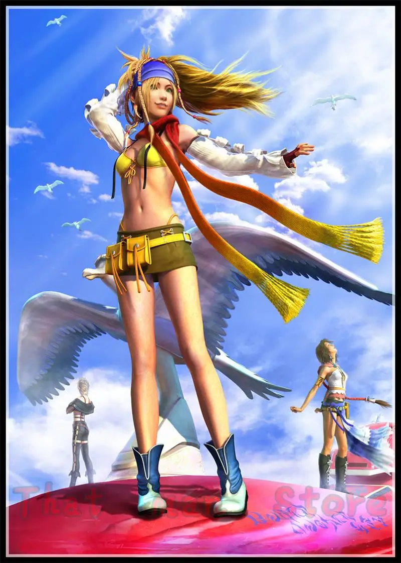 Облако VS Сефирот-Final Fantasy игры белый картон постер настенный картины для спальни Гостиная деко 42*30 см без рамки