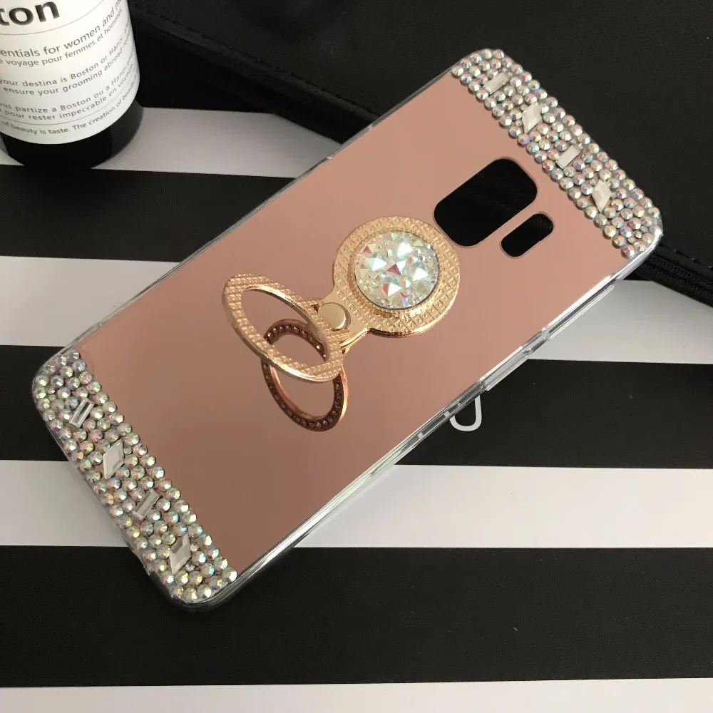 Mirror case crystal cover For Samsung galaxy J4 J6 A6 J2 2018 s9 s8 Note 9 8 Galaxy J7 neo A8 A7 J5 2017 A5 2016 phone | Мобильные