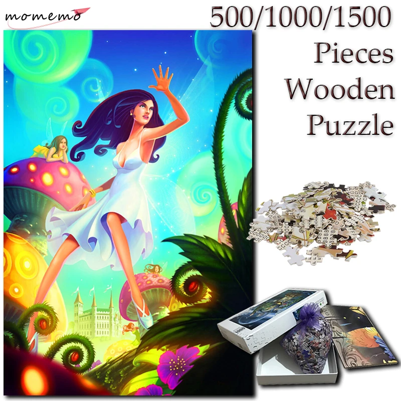 Деревянные пазлы MOMEMO Dream для девочек 500 1000 1500 шт. взрослых детские игрушки