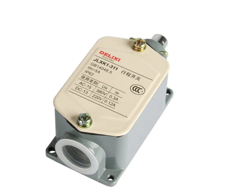 Концевой выключатель AC380V/DC 220V 5A, автоматический сброс перегрузки-концевой выключатель, DELIXI дорожный переключатель