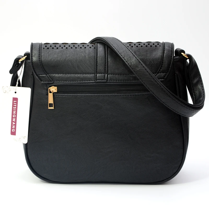 LITSINGWANG new crossbody bags for women hollow out pu shoulder handbags bolsas femininas bag female messenger | Багаж и сумки