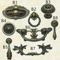 unilocks 10pcs classical style bronze antique style cabinet wardrobe drawer handle