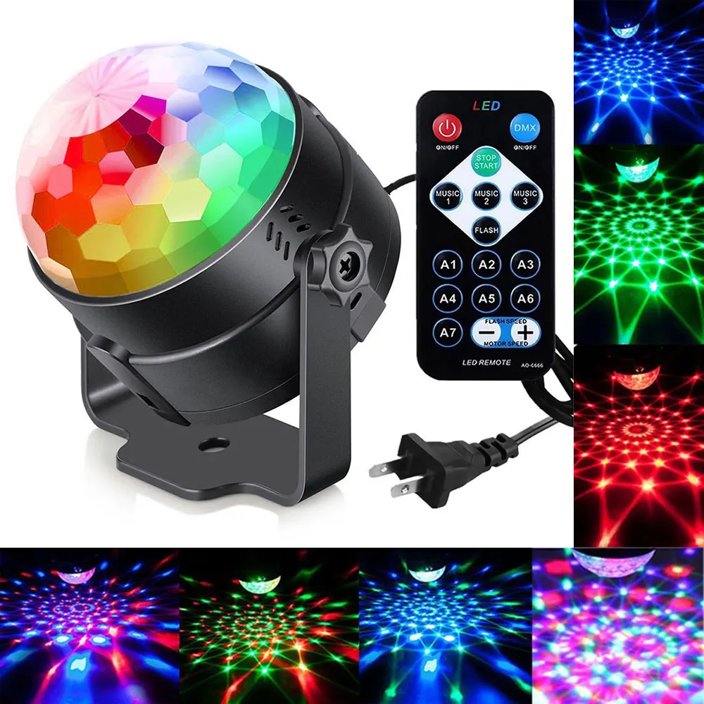 5 Вт RGB светодиодный этап дискотечный шар Dj свет этапа рождественских Вечерние