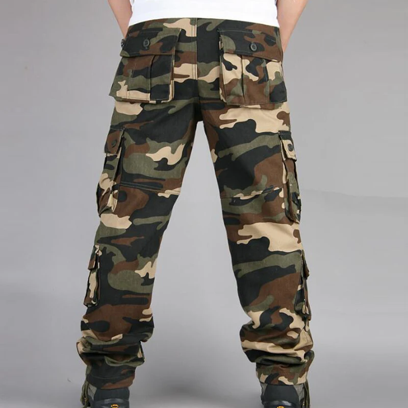 Камуфляжные брюки мужские повседневные камуфляжные брюки-карго хип-хоп джоггеры уличная одежда Pantalon Homme мульти-карманные военные тактические брюки