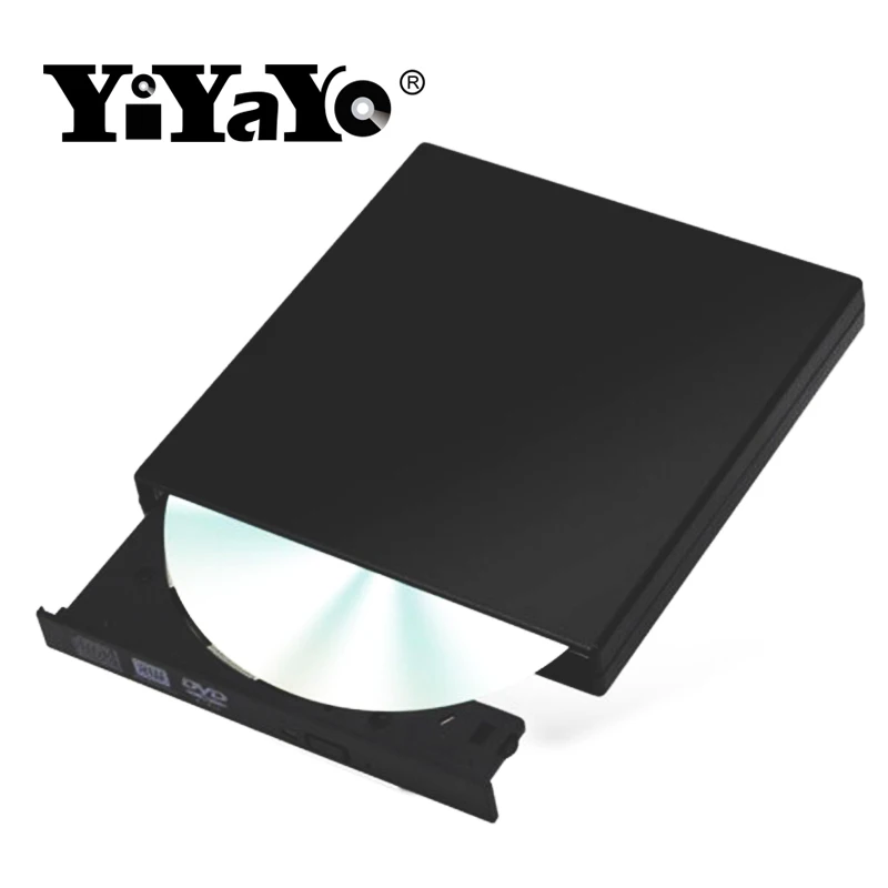 YiYaYo USB 2 0 DVD RW привод внешний CD/DVD горелка CD ROM писатель Портативный Ультратонкий