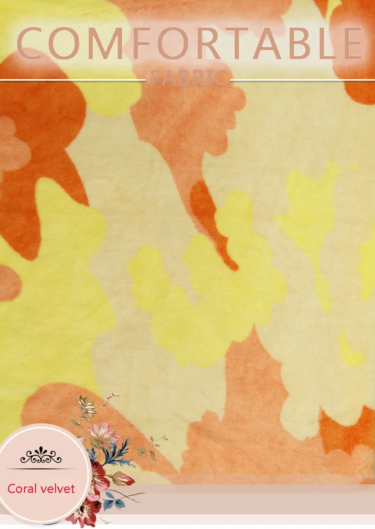 Factory direct wholesale autumn and winter robe towel knit fabric polyester bleached coral fleece | Fur