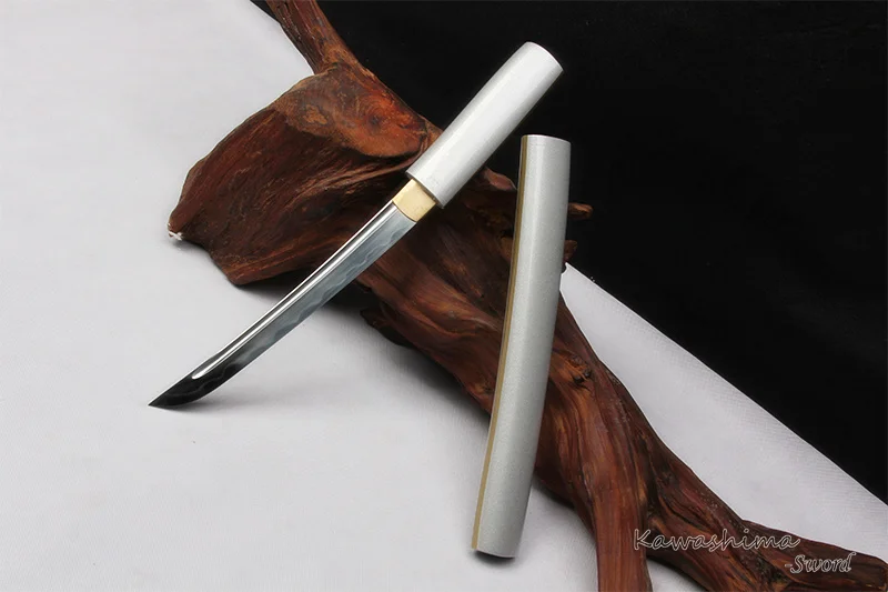 Японский T10 ручной работы из закаленной стали настоящий маленький нож Hamon