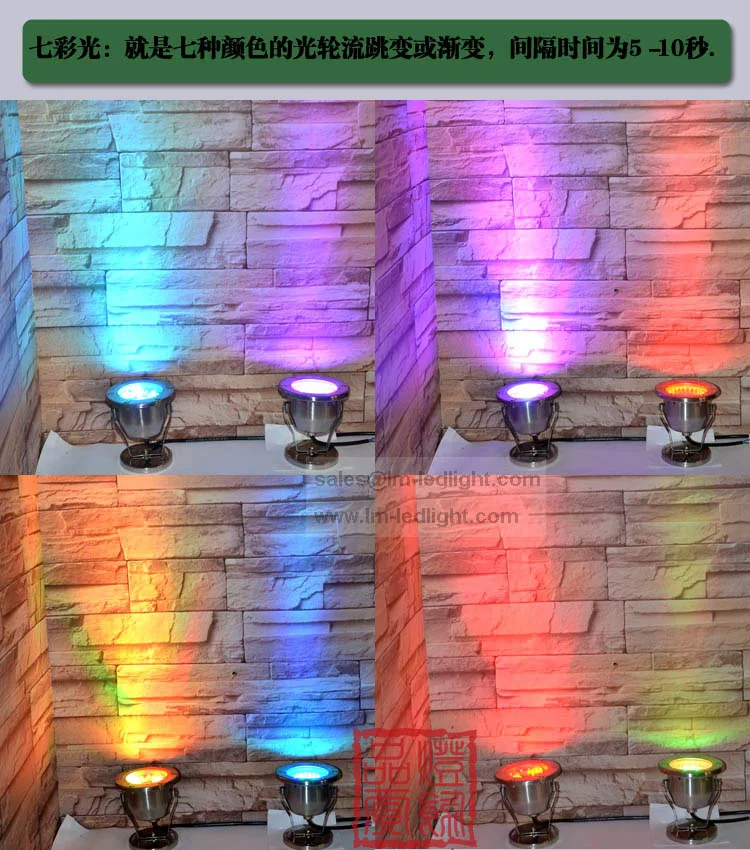 IP68 led освещение фонтаны 12В 5 Вт 6 Водонепроницаемый светодиодный подводный свет