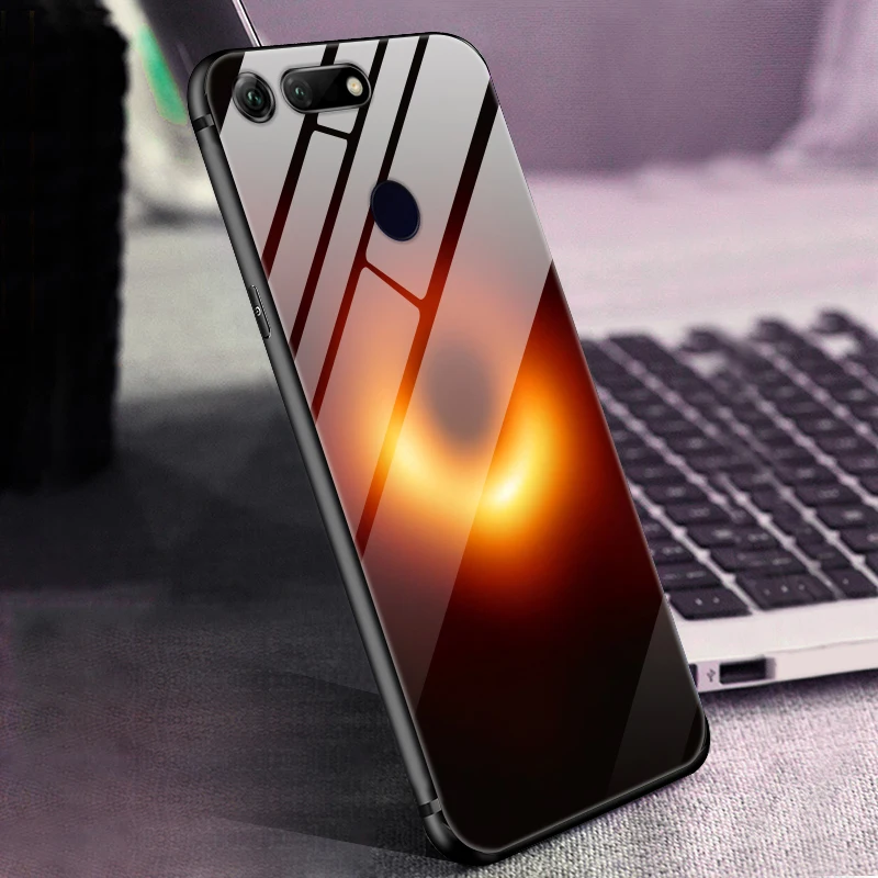 Жесткий чехол для huawei Honor View 20 V20, чехол из закаленного стекла, силиконовый бампер, чехол для телефона Honor View 20, View 20 V 20, Coque
