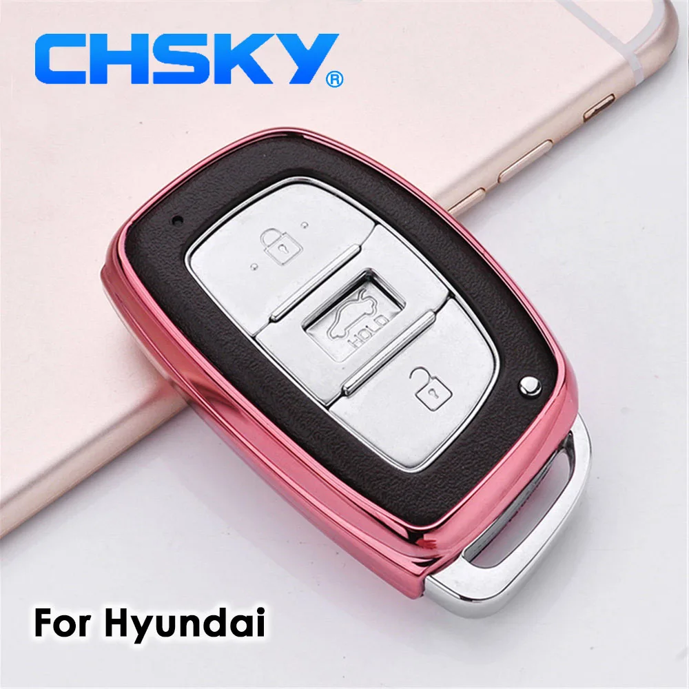 CHSKY автомобильный Стайлинг ТПУ чехол для автомобильного ключа Hyundai Elantra Avante Mistra