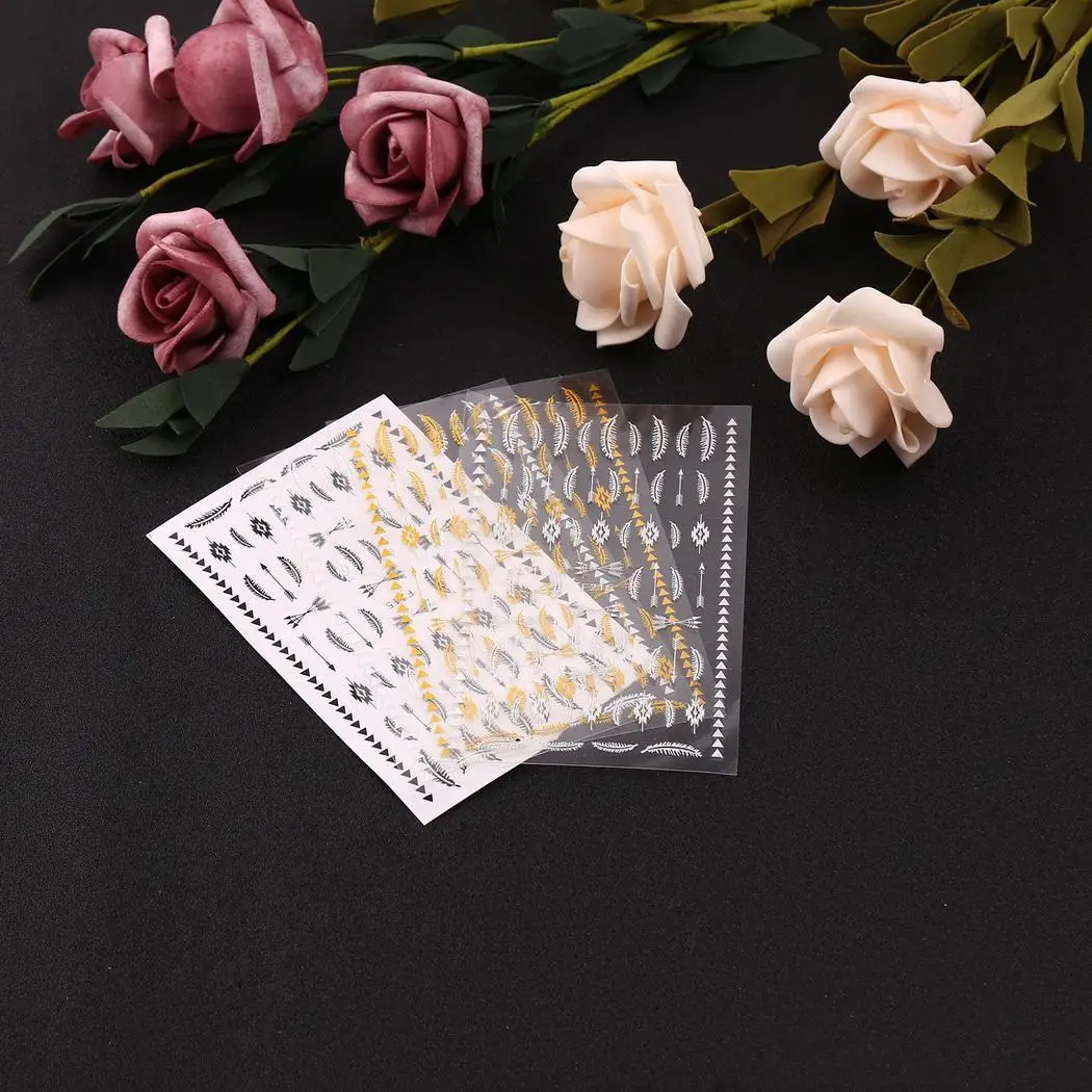 Для женщин Водонепроницаемый Книги по искусству ногтя различные модные 1 дюйм