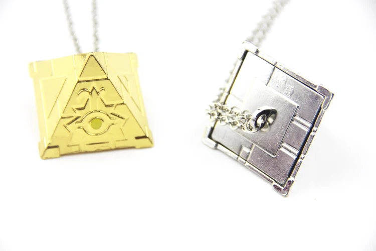 Zrm 20 шт./лот Модные Yu-Gi-Oh! Тысячелетия головоломки Цепи Подвески золотой и яркий серебряный Для мужчин и Для женщин
