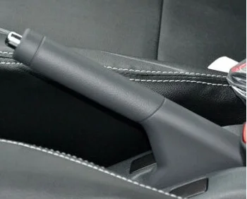 Наппа кожаные ручные тормоза для Suzuki Swift чехол из натуральной кожи ручной тормоз