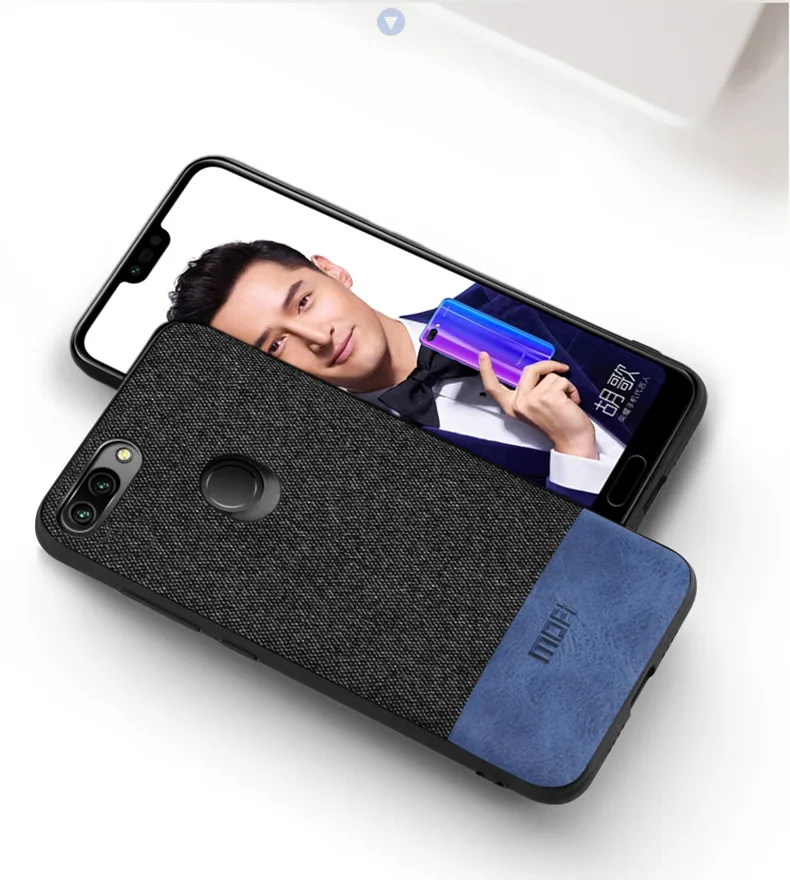 Для huawei honor 10 чехол для honor 10 lite задняя крышка тканевый противоударный силиконовый чехол с бантом MOFi чехол для honor 10